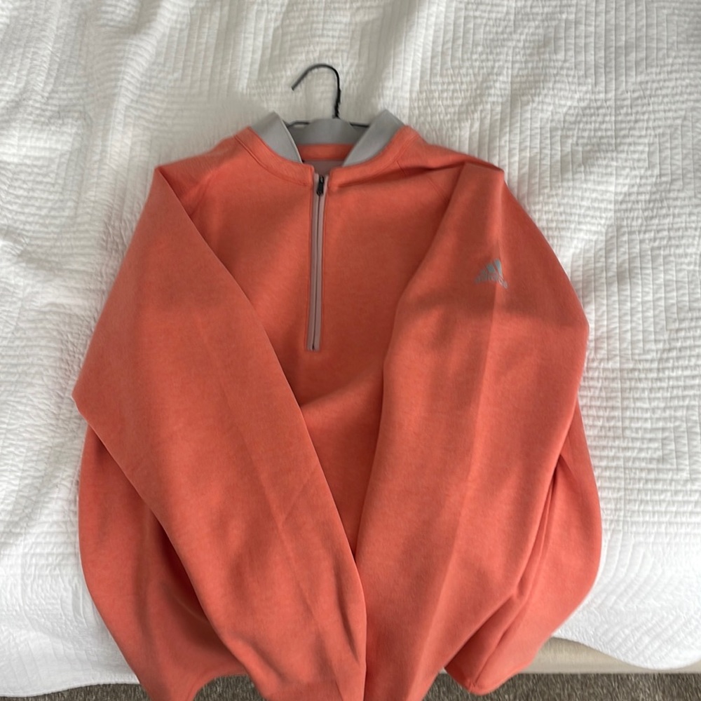 Adidas qtr zip golf pullover